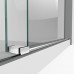 DreamLine Enigma-X 32 1/2 in. D x 48 3/8 in. W x 76 in. H Fully Frameless Sliding Shower Enclosure in Brushed Stainless Steel - SHEN-6132481-07 - B07H6Q9DRQ